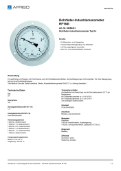 AFRISO_ROHRFEDER-INDUSTRIEMANOMETER-RF160I-ROHRFEDER-INDUSTRIEMANOMETER-TYP-D4_85366431_DEU_CHE.PDF