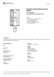 AFRISO_ROHRFEDER-SICHERHEITSMANOMETER-RF63SI-ROHRFEDER-SICHERHEITSMANOMETER-TYP-D4_85423432_DEU_CHE.PDF