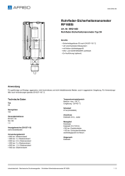 AFRISO_ROHRFEDER-SICHERHEITSMANOMETER-RF160SI-ROHRFEDER-SICHERHEITSMANOMETER-TYP-D4_85521402_DEU_CHE.PDF