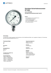 AFRISO_ROHRFEDER-SICHERHEITSMANOMETER-RF100SI-ROHRFEDER-SICHERHEITSMANOMETER-TYP-D4_85470402_DEU_CHE.PDF