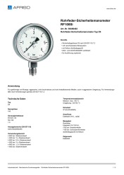 AFRISO_ROHRFEDER-SICHERHEITSMANOMETER-RF100SI-ROHRFEDER-SICHERHEITSMANOMETER-TYP-D4_85456402_DEU_CHE.PDF