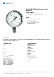 AFRISO_ROHRFEDER-SICHERHEITSMANOMETER-RF100SI-ROHRFEDER-SICHERHEITSMANOMETER-TYP-D4_85453402_DEU_CHE.PDF
