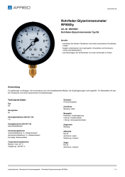 AFRISO_ROHRFEDER-GLYZERINMANOMETER-RF50GLY-ROHRFEDER-GLYZERINMANOMETER-TYP-D6_85070601_DEU_CHE.PDF