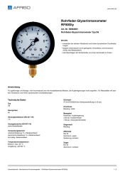 AFRISO_ROHRFEDER-GLYZERINMANOMETER-RF50GLY-ROHRFEDER-GLYZERINMANOMETER-TYP-D6_85063601_DEU_CHE.PDF