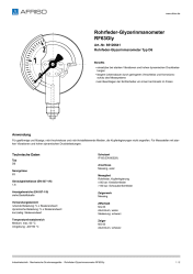 AFRISO_ROHRFEDER-GLYZERINMANOMETER-RF63GLY-ROHRFEDER-GLYZERINMANOMETER-TYP-D6_85120641_DEU_CHE.PDF