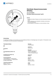 AFRISO_ROHRFEDER-GLYZERINMANOMETER-RF63GLY-ROHRFEDER-GLYZERINMANOMETER-TYP-D6_85122621_DEU_CHE.PDF
