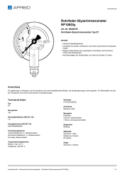 AFRISO_ROHRFEDER-GLYZERINMANOMETER-RF100GLY-ROHRFEDER-GLYZERINMANOMETER-TYP-D7_85220701_DEU_CHE.PDF