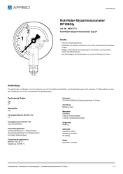 AFRISO_ROHRFEDER-GLYZERINMANOMETER-RF100GLY-ROHRFEDER-GLYZERINMANOMETER-TYP-D7_85213711_DEU_CHE.PDF