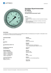AFRISO_ROHRFEDER-GLYZERINMANOMETER-RF160GLY-ROHRFEDER-GLYZERINMANOMETER-TYP-D8_85272831_DEU_CHE.PDF