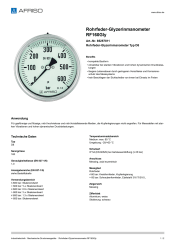 AFRISO_ROHRFEDER-GLYZERINMANOMETER-RF160GLY-ROHRFEDER-GLYZERINMANOMETER-TYP-D8_85257811_DEU_CHE.PDF