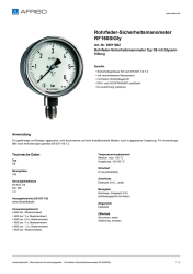 AFRISO_ROHRFEDER-SICHERHEITSMANOMETER-RF160SIGLY-ROHRFEDER-SICHERHEITSMANOMETER-TYP-D8-_85511802_DEU_CHE.PDF