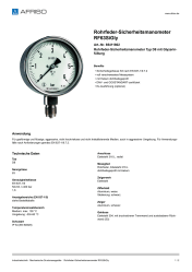 AFRISO_ROHRFEDER-SICHERHEITSMANOMETER-RF63SIGLY-ROHRFEDER-SICHERHEITSMANOMETER-TYP-D8-M_85411802_DEU_CHE.PDF