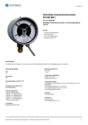 AFRISO_ROHRFEDER-INDUSTRIEMANOMETER-RF100I-MK1-ROHRFEDER-INDUSTRIEMANOMETER-MIT-GRENZSI_87618401_DEU_CHE.PDF