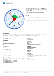 AFRISO_ROHRFEDER-MANOMETER-HZ-63-AX-ROHRFEDER-MANOMETER-FUER-HEIZUNG-SANITAER_63914_DEU_CHE.PDF