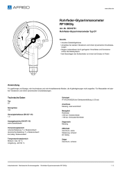 AFRISO_ROHRFEDER-GLYZERINMANOMETER-RF100GLY-ROHRFEDER-GLYZERINMANOMETER-TYP-D7_85316751_DEU_CHE.PDF
