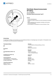 AFRISO_ROHRFEDER-GLYZERINMANOMETER-RF100GLY-ROHRFEDER-GLYZERINMANOMETER-TYP-D7_85305751_DEU_CHE.PDF