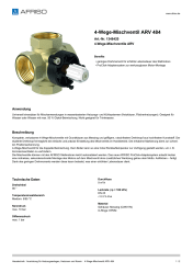 AFRISO_4-WEGE-MISCHVENTIL-ARV-484-4-WEGE-MISCHVENTILE-ARV_1348420_DEU_CHE.PDF