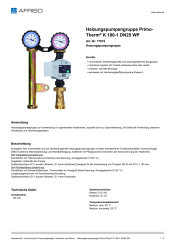 AFRISO_HEIZUNGSPUMPENGRUPPE-PRIMOTHERM--K-180-1-DN25-WP-HEIZUNGSPUMPENGRUPPE_77819_DEU_CHE.PDF