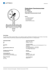 AFRISO_PLATTENFEDER-CHEMIEMANOMETER-PF160CH-PLATTENFEDER-CHEMIEMANOMETER-TYP-D4_85967402_DEU_CHE.PDF