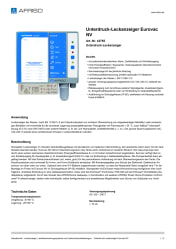 AFRISO_UNTERDRUCK-LECKANZEIGER-EUROVAC-NV-UNTERDRUCK-LECKANZEIGER_43755_DEU_CHE.PDF
