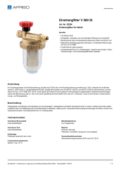 AFRISO_EINSTRANGFILTER-V-500-ST-EINSTRANGFILTER-FUER-HEIZOEL_20294_DEU_CHE.PDF