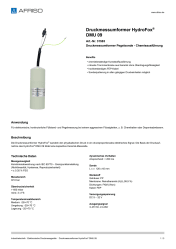 AFRISO_DRUCKMESSUMFORMER-HYDROFOX--DMU-09-DRUCKMESSUMFORMER-PEGELSONDE---CHEMIEAUSFUEHR_31583_DEU_CHE.PDF