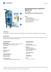 AFRISO_DRUCKMESSUMFORMER-HYDROFOX--DMU-07-FG-DRUCKMESSUMFORMER-FUER-FUELLSTANDMESSUNG_31805_DEU_CHE.PDF