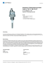 AFRISO_KAPAZITIVER-FUELLSTANDGRENZSCHALTER-CAPFOX--ENT-21-MS--22-HT-KAPAZITIVER-FUELLST_5656022HT-L-1B01_DEU_CHE.PDF