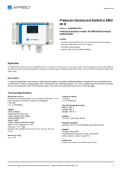 AFRISO_DATA-SHEET_PRESSURE-TRANSDUCERS_DELTAFOX-DMU-20-D_33409R010531_ENG_GBR.PDF