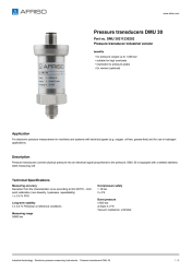 AFRISO_DATA-SHEET_PRESSURE-TRANSDUCERS_DMU-30_DMU-30211230202_ENG_GBR.PDF