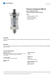 AFRISO_DATA-SHEET_PRESSURE-TRANSDUCERS_DMU-30_DMU-30211170601_ENG_GBR.PDF
