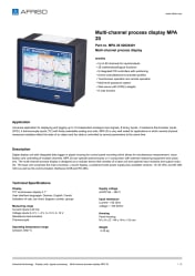 AFRISO_DATA-SHEET_MULTI-CHANNEL-PROCESS-DISPLAY_MPA-20_MPA-20-02020401_ENG_GBR.PDF