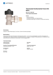 AFRISO_DATENBLATT_THERMOSTAT-VENTILUNTERTEIL_VARIO-M_E-DN15_141-220-101_DEU_CHE.PDF