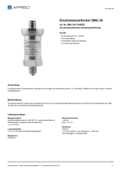 AFRISO_DATENBLATT_DRUCKMESSUMFORMER_DMU-30_DMU-30111240602_DEU_CHE.PDF
