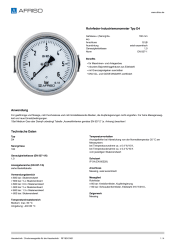 AFRISO_DATENBLATT_ROHRFEDER-INDUSTRIEMANOMETER-TYP-D4_RF160I-D451_P22350_DEU_CHE.PDF