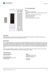 AFRISO_DATENBLATT_TUER--UND-FENSTERKONTAKT_AMC-20_P53661_DEU_CHE.PDF