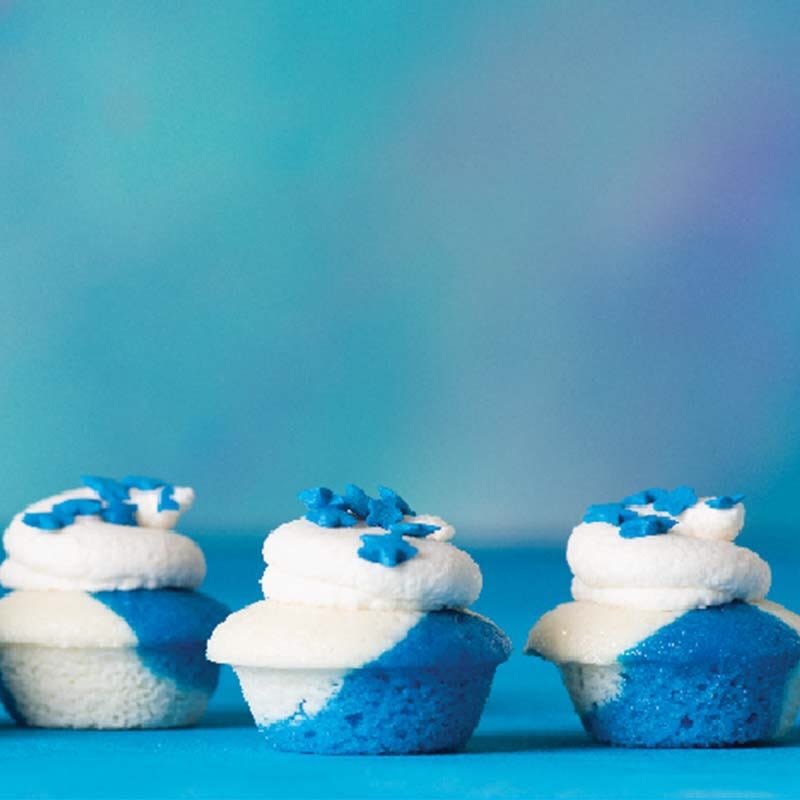 3 Make-A-Wish cupcakes created by baked by Melissa