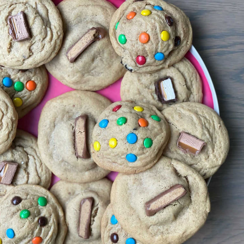 Halloween Candy Brown Butter Cookies Halloween Candy Brown Butter Cookies