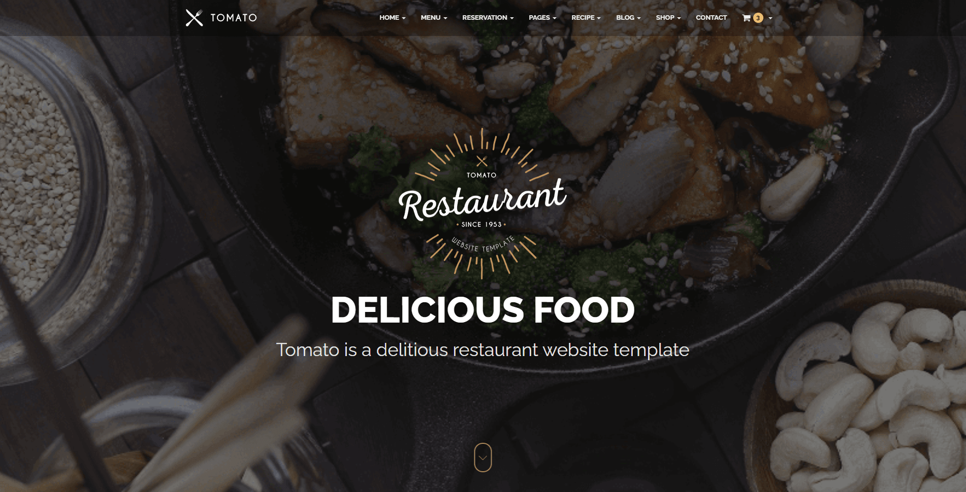 Restaurant Website Template Responsive HTML5