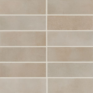 Makoto 2.5" x 10" Matte Ceramic Wall Tile in Umi Terracotta