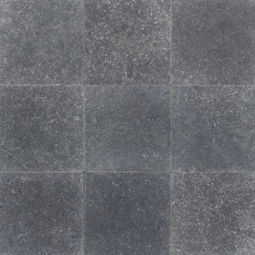 Suave Tumbled 12" X 12" Limestone Tile in Pecora Nera