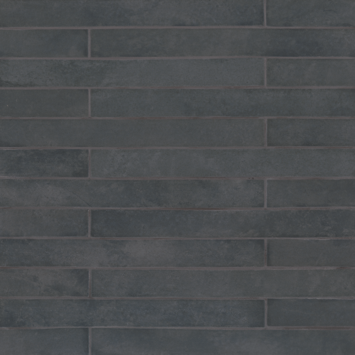 Brickit 2" x 18" Matte Field Tile in Vintage Black