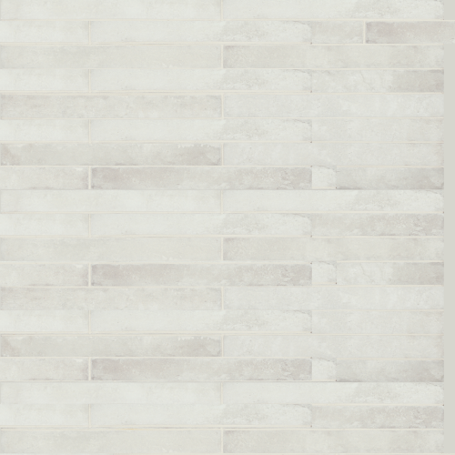Brickit 2" x 18" Matte Field Tile in White Washed