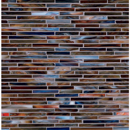 Gigi's Groovy Glass Stix Mosaic in Cherry Cola Non-iridescent