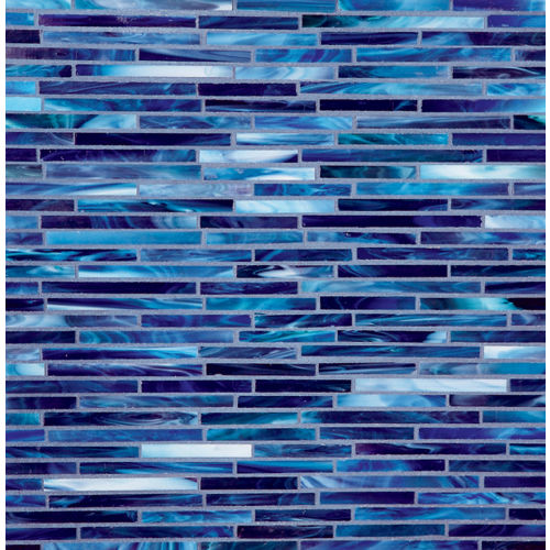 Gigi's Groovy Glass Stix Mosaic in Nocturnal Sea Non-iridescent