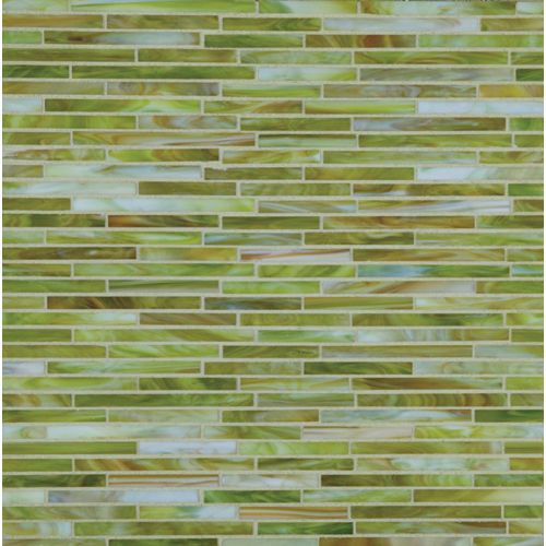 Gigi's Groovy Glass Stix Mosaic in Lime-olicious Non-iridescent