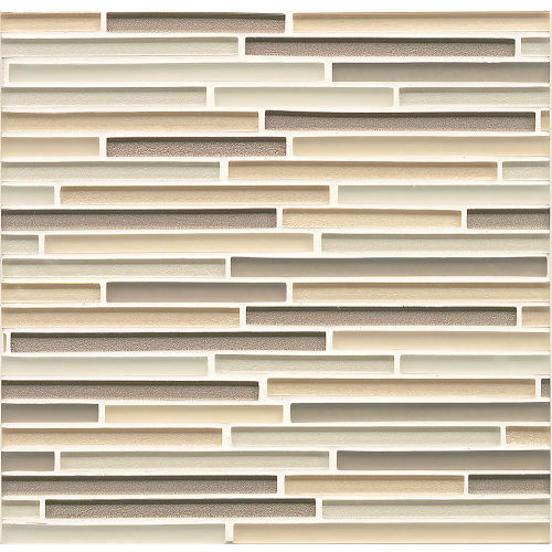 Man About You Random Interlocking Glass Mosaic in Peaceful Coexistence Gloss/ Matte