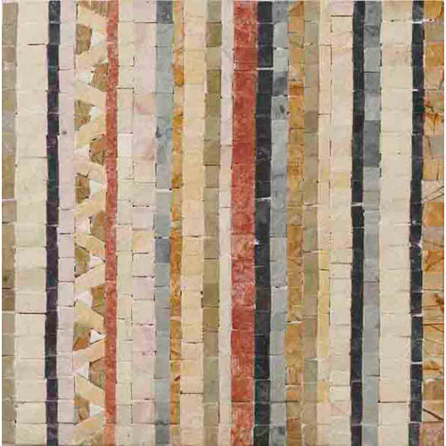 Nico Mozaics 8" x 8" Not Jo Mamas Afghan Stone Mosaic in Kaspa