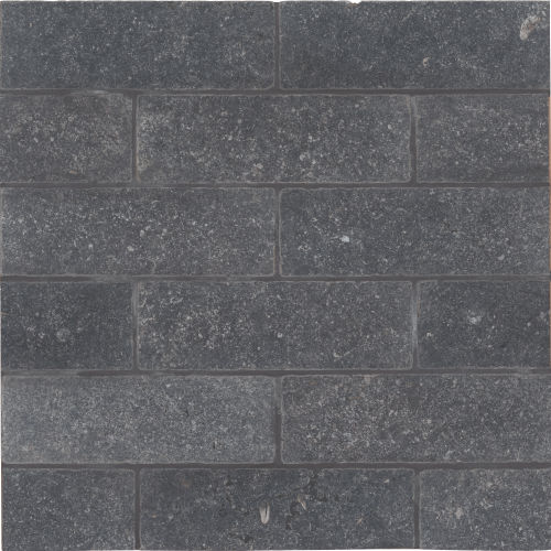 Suave Tumbled 4" X 12" Limestone Tile in Pecora Nera