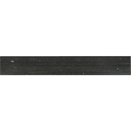 Suave Due 1 3/4" x 12" Smooth Finish Limestone France Rail in Pecora Nera